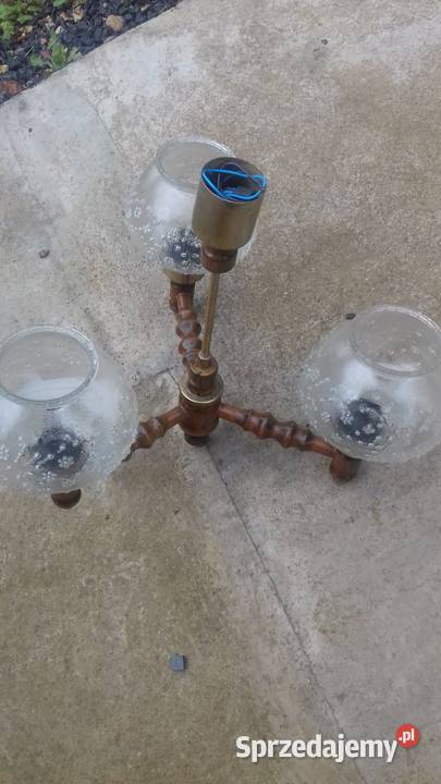 Retro lampa wiszaca z 1975 roku firmy Jilove Lubań