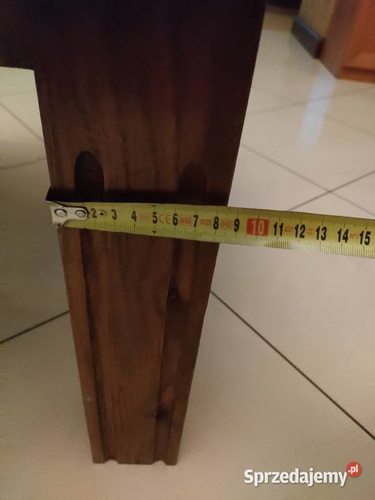 Stolik dębowy kwadratowy kawowy uniwersalny łódzkie Skrzynki sprzedam