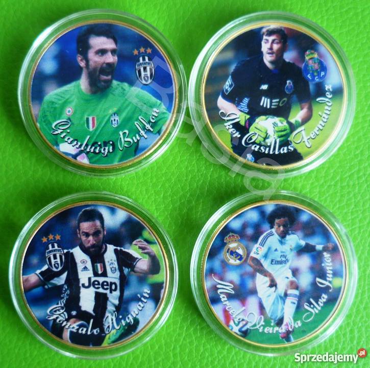 Cristiano Ronaldo Złoto 24 karat Kapsel NOWA śląskie