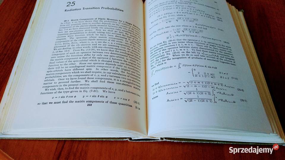 Quantum theory of atomic structure Vol 2 John C Książki naukowe i popularnonaukowe Gdańsk