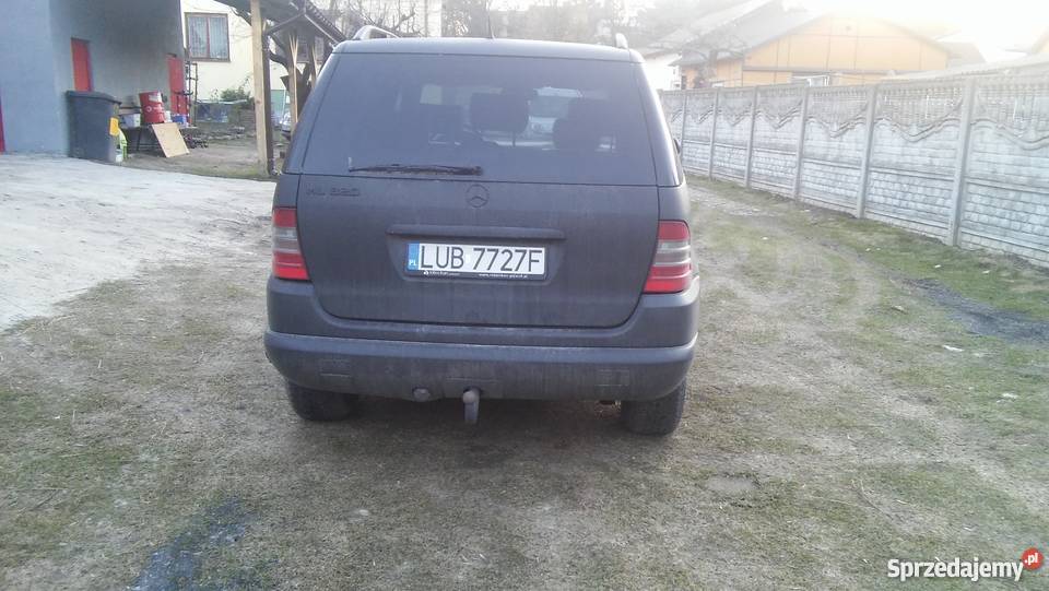 Mercedes ML320 Gaz Projekt Raptor Czarny Zamiana pierwszy właściciel Kraśnik