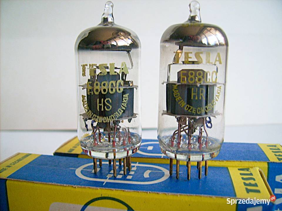 E88CC Tesla NOS PARA GOLDGOLD 1962 MOCNE Pozostałe śląskie Porąbka