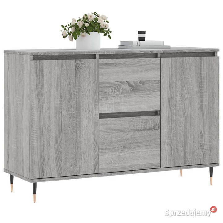 Szafka szary dąb sonoma 104x35x70 materiał mazowieckie