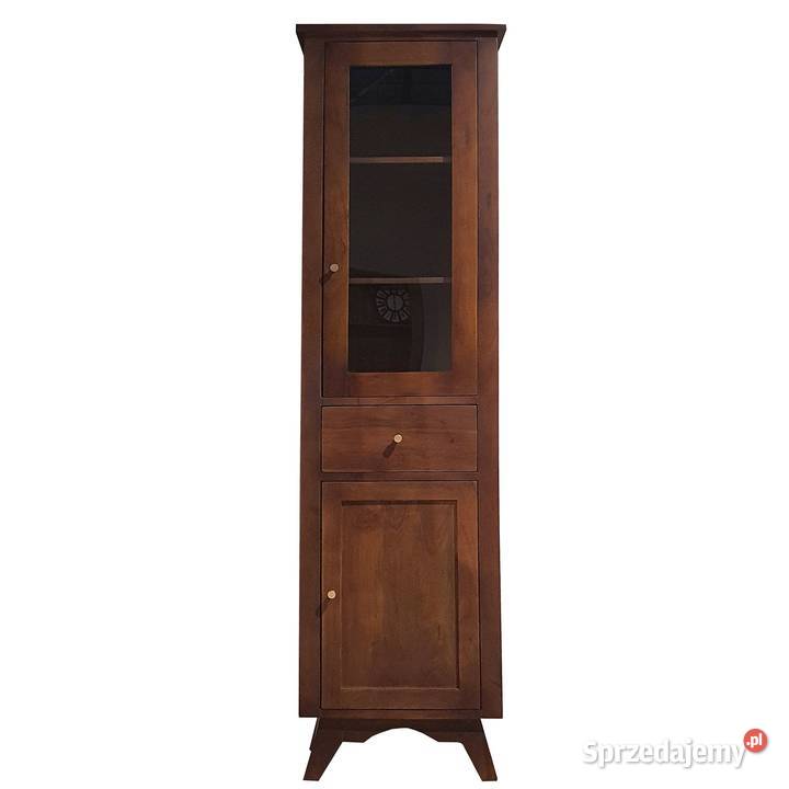 Wąska witryna drewniana 52 przeszklona BONN z 40cm lubelskie Lublin