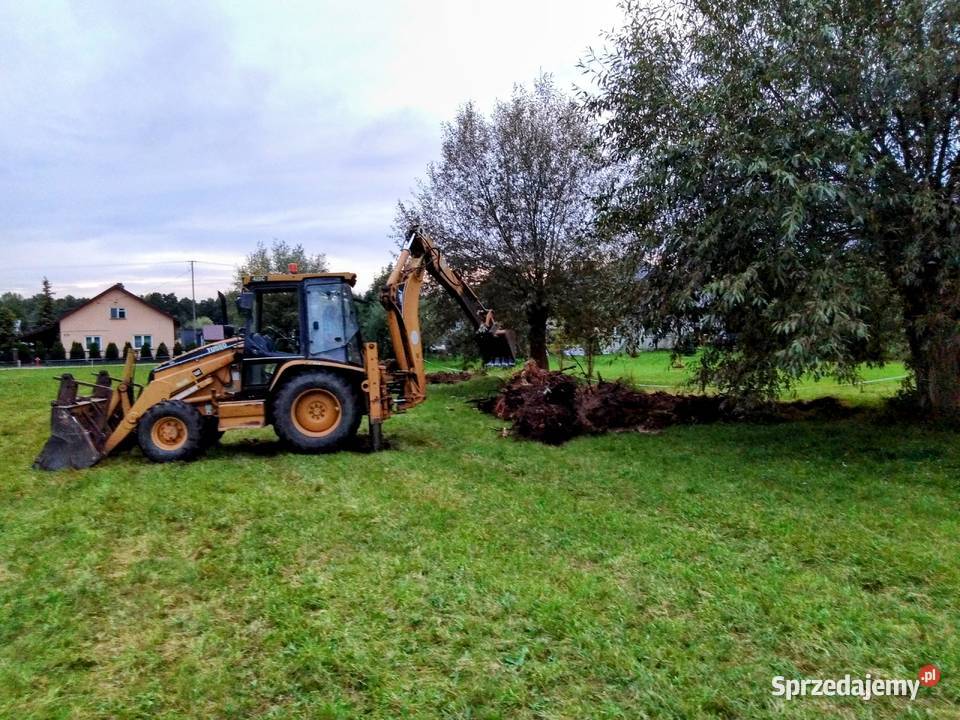 Koparko ładowarka cat 428c Pustelnik