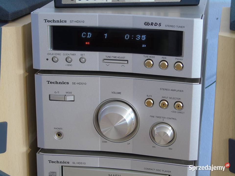 Wieża Technics SAHD510 710 pilot kolumny DOSTAWA podkarpackie