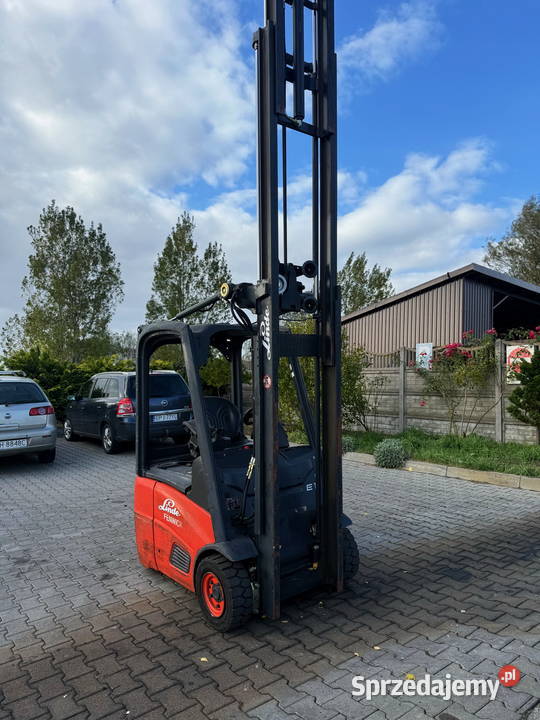 wózek widłowy elektryczny LINDE E12 TRIPLEX 46m łódzkie