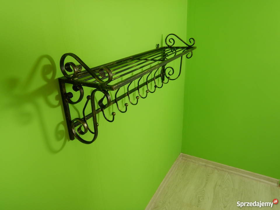 Wieszak kuty metaloplastyka ozdobne Szafy, regały, półki Olkusz