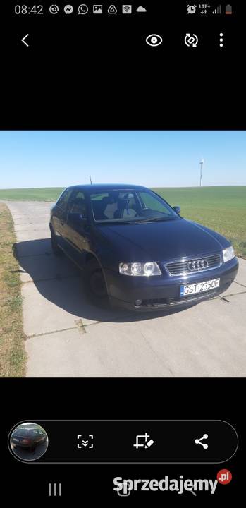 Audi a3 19 TDI 130 Rok produkcji 2002 pomorskie Starogard Gdański