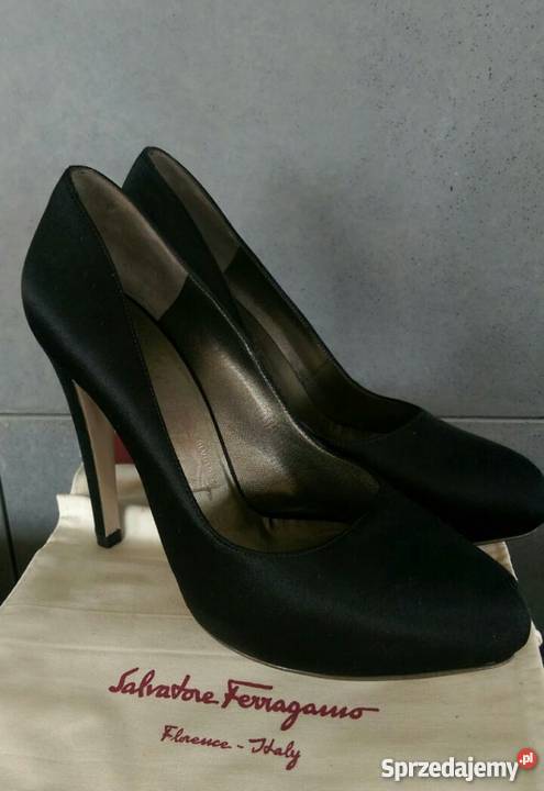 Salvatore Ferragamo NOWE czarne wieczorowe r37 Warszawa