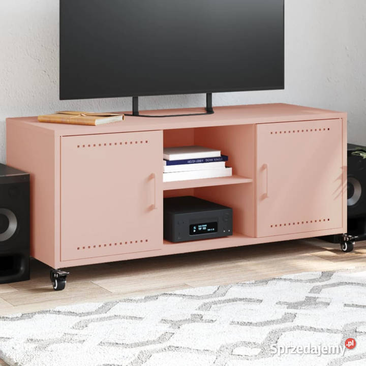Szafka RTV różowa 1005x39x435 stal WM846663 Warszawa sprzedam