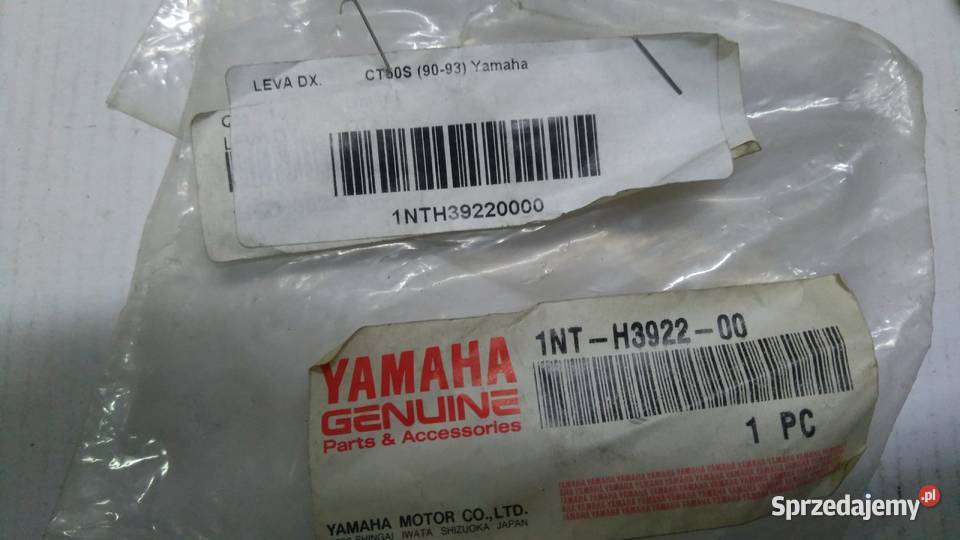 Dźwignia klamka manetka prawa ORGINAŁ Yamaha Bielsk Podlaski