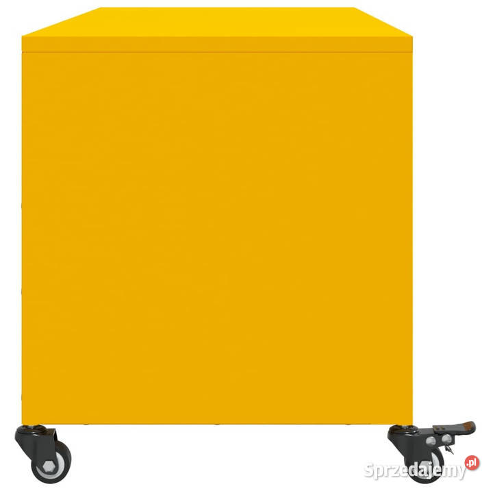 Szafka RTV musztardowa 1005x39x435 stal WM846665 mazowieckie Warszawa
