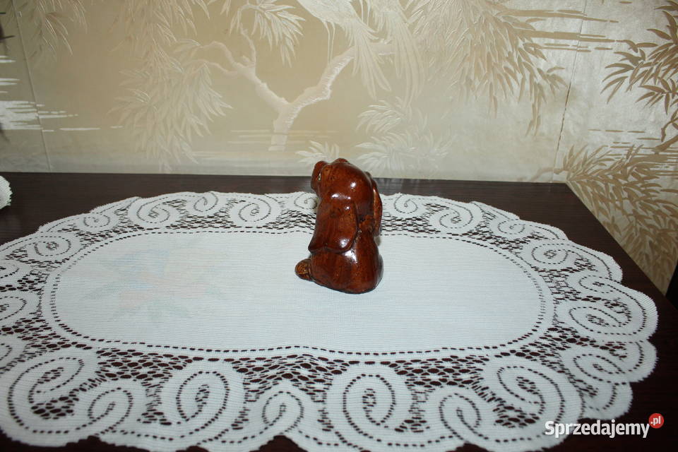 Piesek Porcelit Ceramika PRL Chorzów