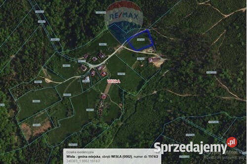 Wisła Działka w lesie pod Soszowem 0m
