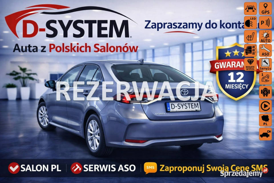 Toyota Corolla 16 Valvematic 132 Salon Polska Białystok sprzedam