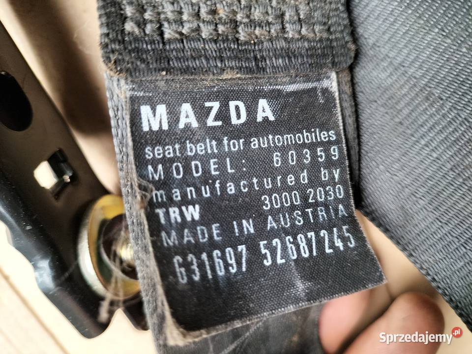 MAZDA 323 PAS BEZPIECZEŃSTWA LEWY PRZÓD Kamień-Kolonia