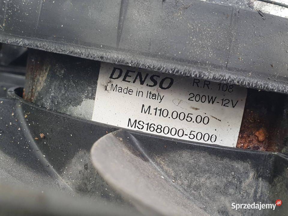 WENTYLATOR CHŁODNICY FIAT DOBLO Pozostałe Lipno sprzedam