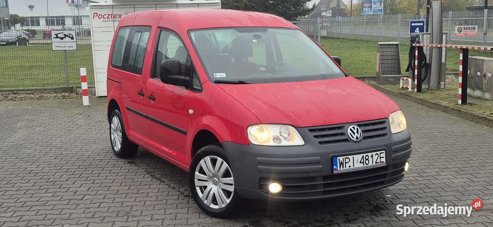 VW Caddy Life 14 MPI 2008r 2x drzwi przesuwne 5 Nasielsk