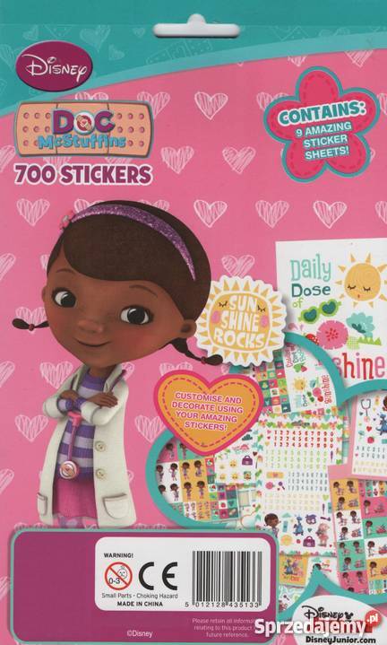 Dosia Klinika Pluszaków Zestaw Naklejki Nalepki Pozostałe Mogilany