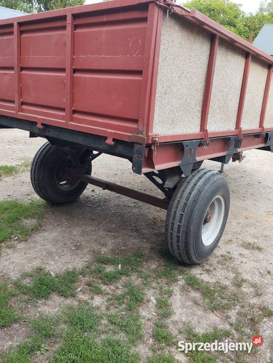 Przyczepa jednoosiowa 35t lubelskie Wierzbica