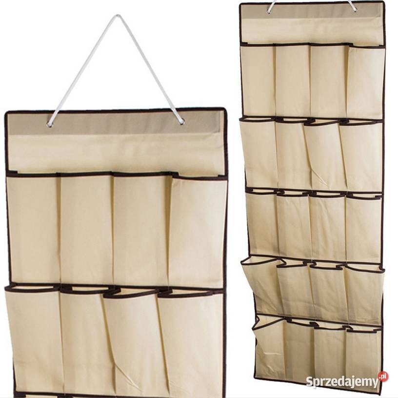 Organizer materiał do szafy na biżuterię dodatki beżowy śląskie Częstochowa