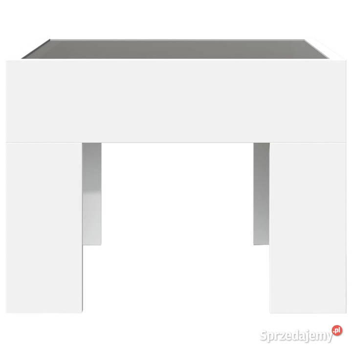 Stolik nocny z LED Infinity biały 40x40x30 Warszawa sprzedam