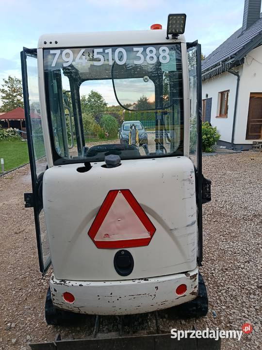 Terex TC16 2009 3 łyżki rozsuwane gąsienice Rok produkcji 2009 sprzedam