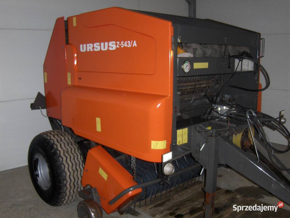 Prasa belująca URSUS Z 543 A wiązanie na siatkę Rolujące (belujące) Kock