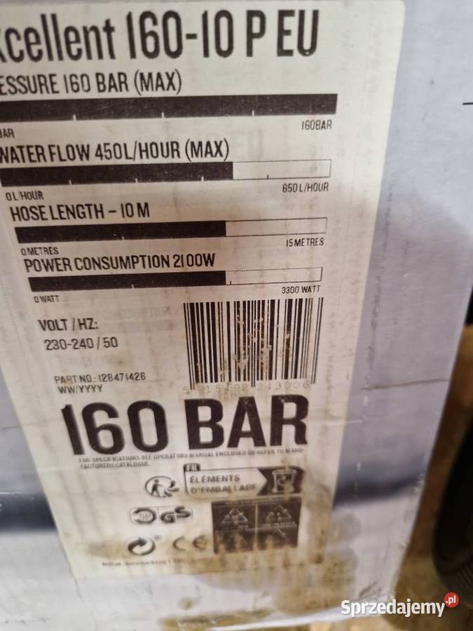 Myjka ciśnieniowa NILFISK Excellent 16010 PA EU Głogowa sprzedam