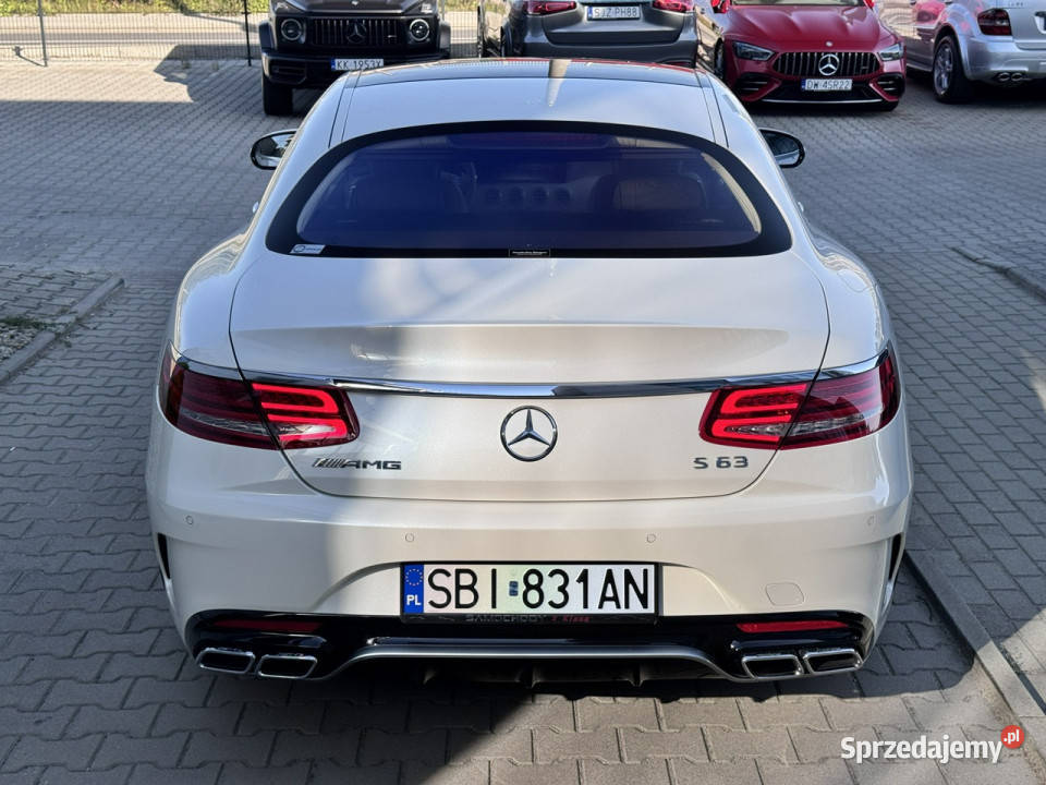 Mercedes S 63 AMG Najniższy przebieg w Europie elektryczne lusterka Węgrzce