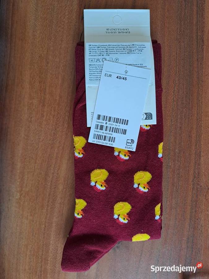 HM Skarpetki w kaczki w czapkach świątecznych Warszawa