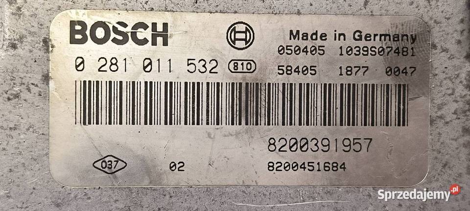 KOMPUTER SILNIKA ECU OPEL VIVARO II 0281011532 Lipno