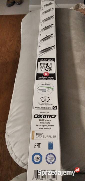 Pióra wycieraczek Oximo zestaw 650mm550mm Rok produkcji 2005 Jamnica