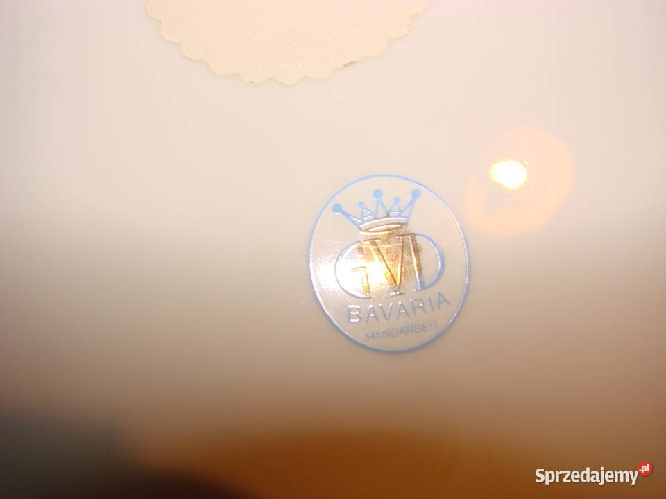 Piękna Frankonia porcelanowy talerz GVD Bavaria Pruszcz Gdański sprzedam