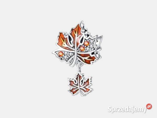 Zawieszka modułowa Liść klonu srebro Kielce