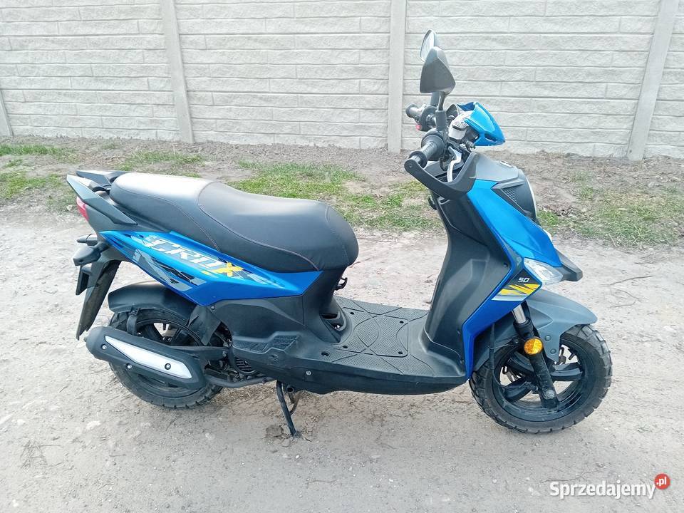 Sprzedam skuter Sym crox 50 wielkopolskie Sobiesiernie sprzedam