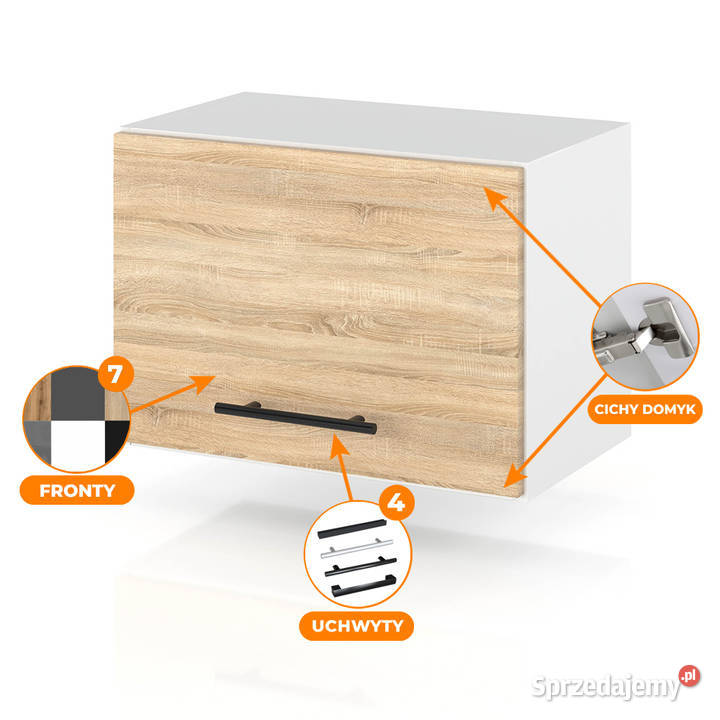 Szafka Kuchenna Wisząca Okapowa Modulowa 50 Elbląg