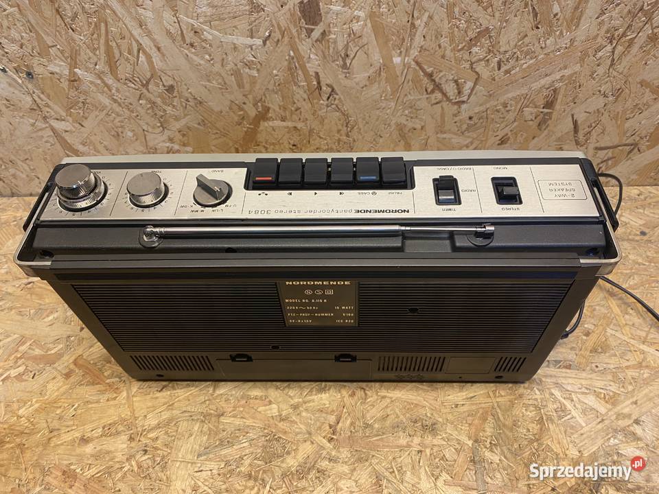Radiomagnetofon Boombox Nordmende partycorder Gałkowice-Ocin