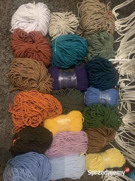 sznurki bawelniane 3mm i 5mm Pozostałe Łódź