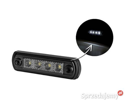 Lampa obrysowa GRAPHITE ciemny klosz 4 diody łódzkie Godzianów