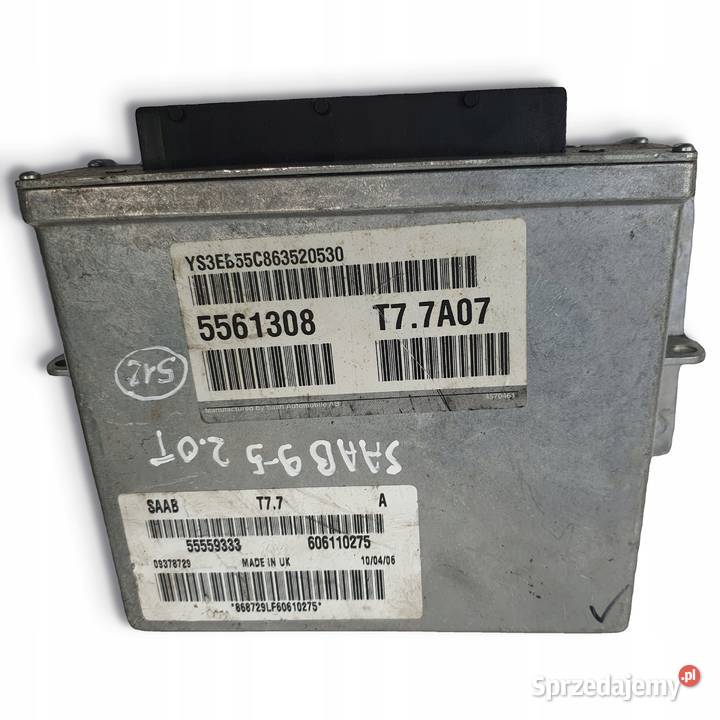 STEROWNIK SILNIKA Saab 95 20T 5561308 T77A07 Chełm