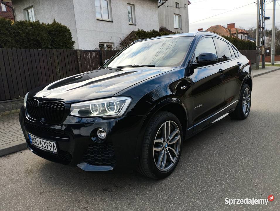 BMW X4 Mpakiet Navi 4x4 Kamera przebieg 124 X4 mazowieckie sprzedam