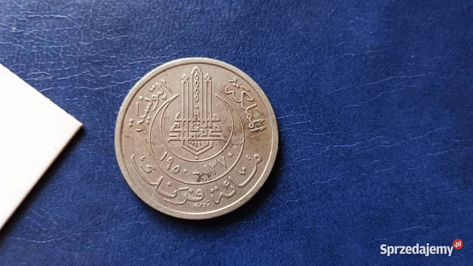 Stare monety 100 frank 1950 Tunezja Numizmatyka Lesko sprzedam
