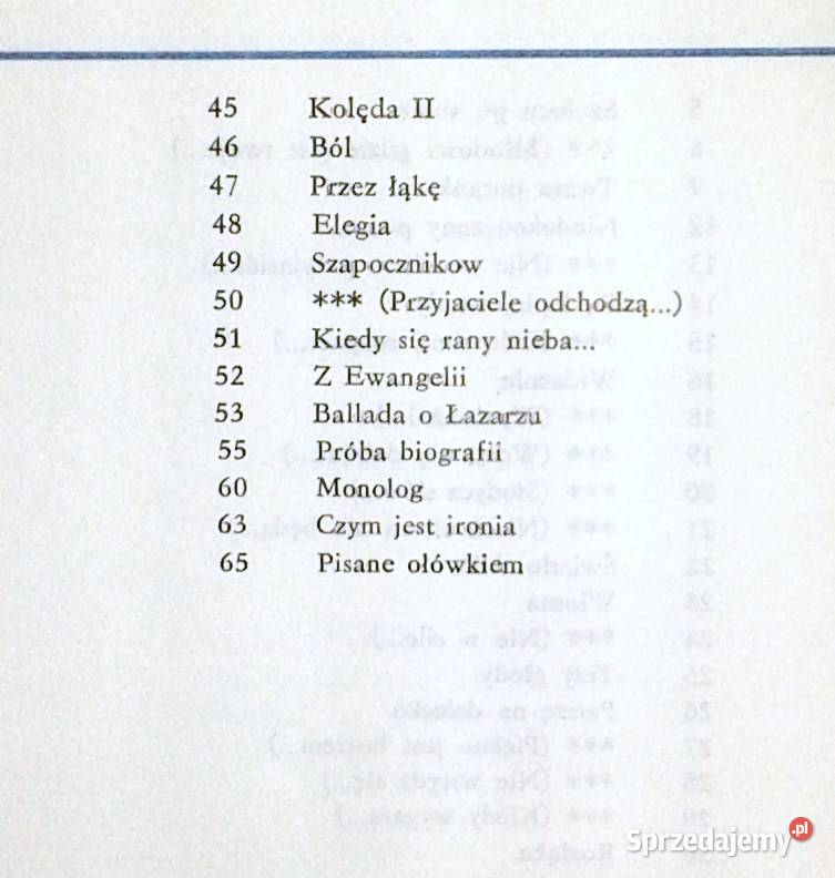 Przesłanie Zbigniew Jerzyna Rok wydania 1979