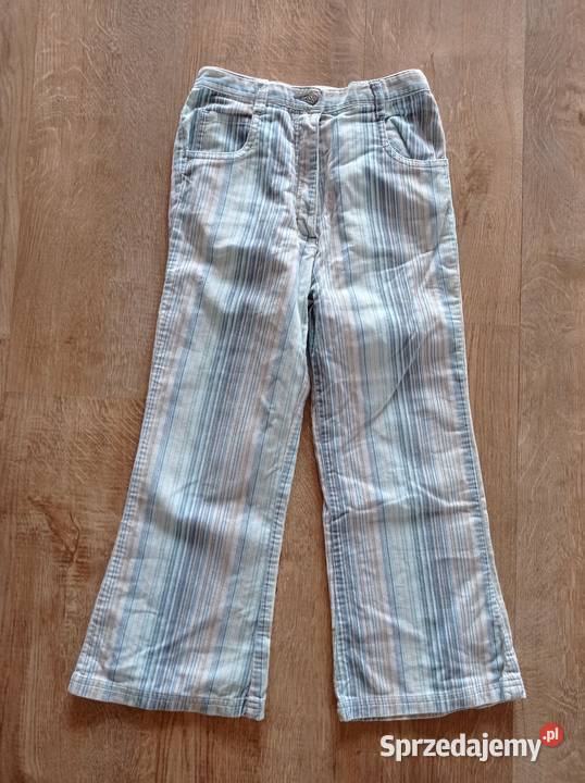 Sztruksowe spodnie dziewczynki podlaskie Hajnówka