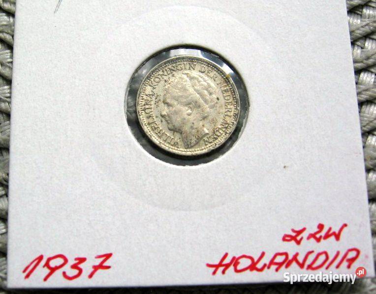 Holandia 10 Cent 1937r SREBRO Kalisz sprzedam