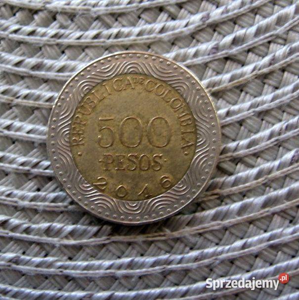 Kolumbia 500 Peso 20016r Kalisz sprzedam