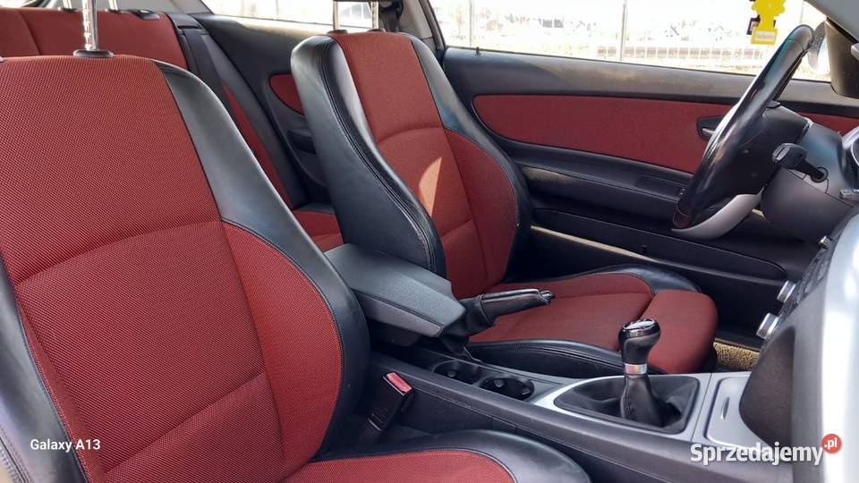 BMW 116i 2007 czarne komplet opon zimowych Radziszów