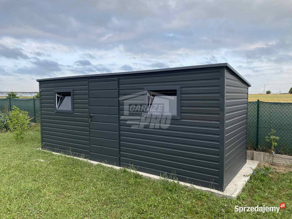 Schowek Domek Ogrodowy 5x2m drzwi 2x okno dach Miastko sprzedam